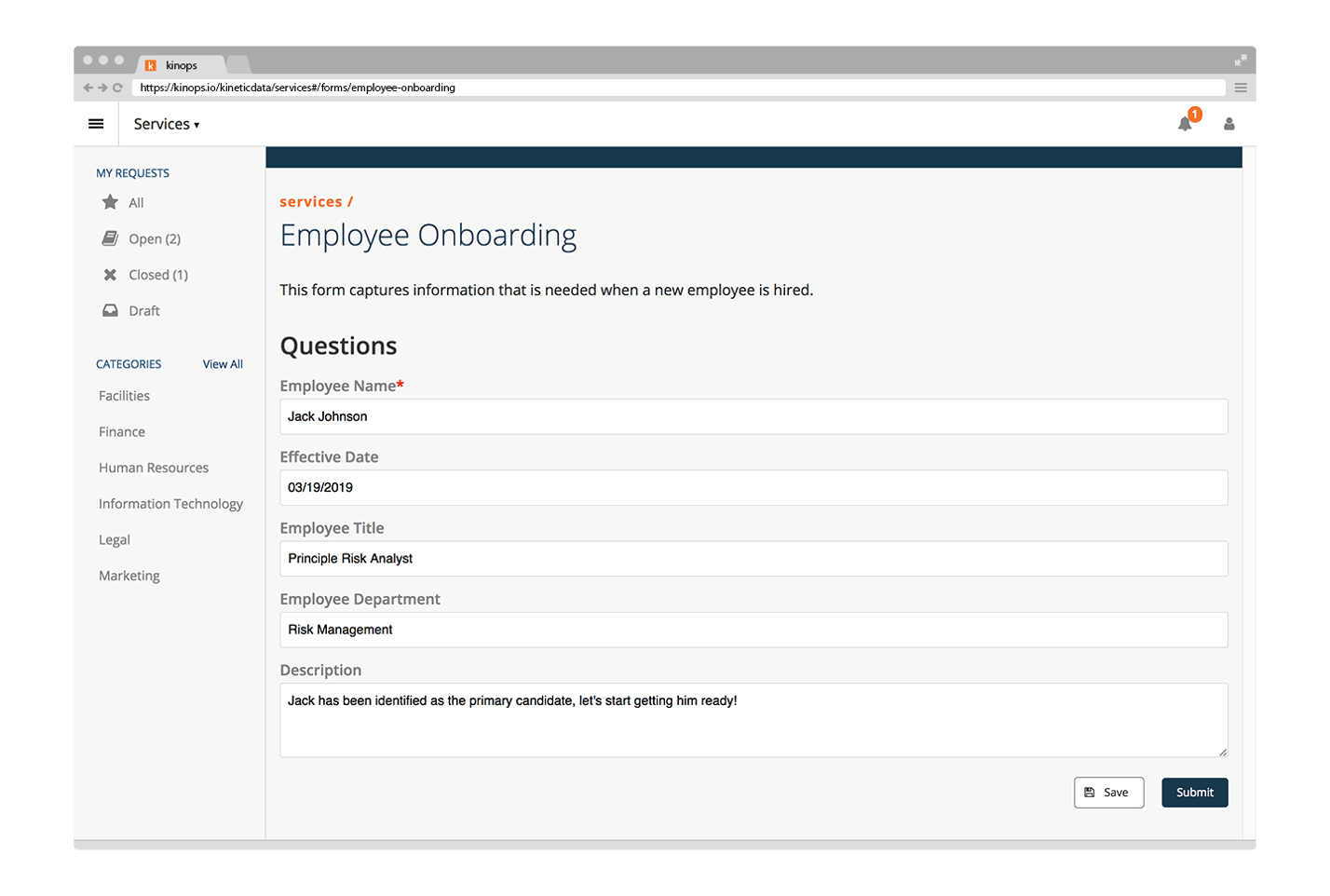Onboarding Form